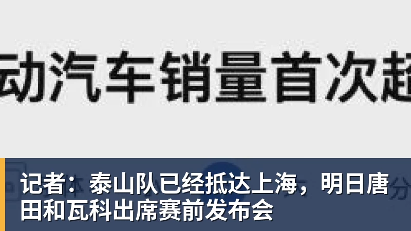 FB体育记者：泰山队已经抵达上海，明日唐田和瓦科出席赛前发布会