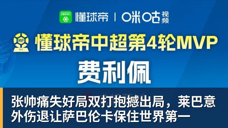 FB体育张帅痛失好局双打抱撼出局，莱巴意外伤退让萨巴伦卡保住世界第一